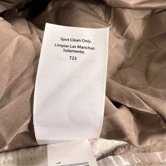 NWT Time & Tru Brown plaid poncho size L-XL Hooded Cozy 30% Recycled Fibers - Picture 11 of 16